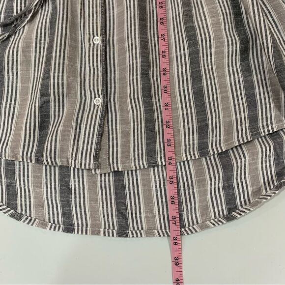 Japna Cotton Striped Shirt Dress Large - Picture 10 of 12